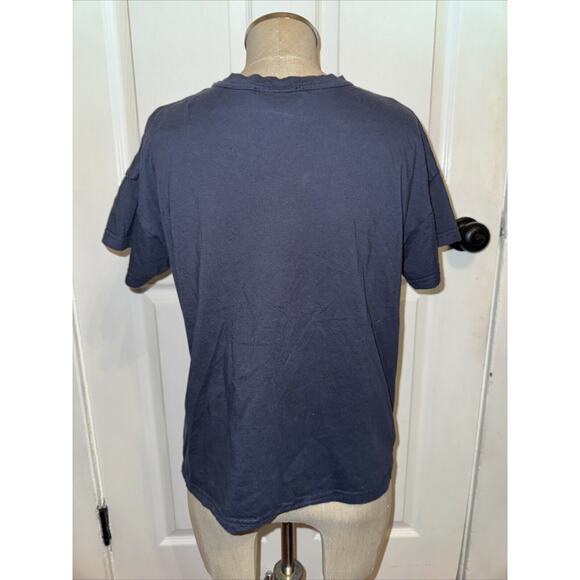 Tuckernuck Pomander Place Women’s Navy Boxy Tee Size S 100% Cotton - Picture 3 of 4